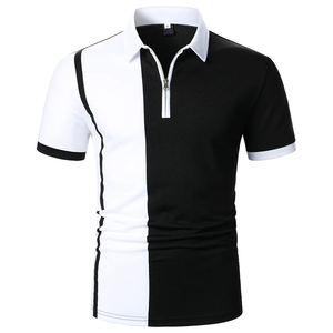 Camisetas Polo de Contraste para Hombre 2024, Camisetas Polo Casuales de Manga Corta para Hombre, Corte Ajustado, Camiseta Polo de Algodón para Hombre - Product Image 1