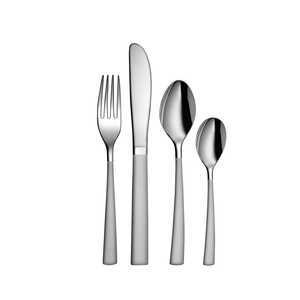 24 PCS Stainless Steel Essential Cooking Tools Cutlery Set 6 Pcs Tea Spoon 6 Pcs <b>Dessert</b> Spoon 6 Pcs <b>Dessert</b> <b>Fork</b> Knife - Product Image 2