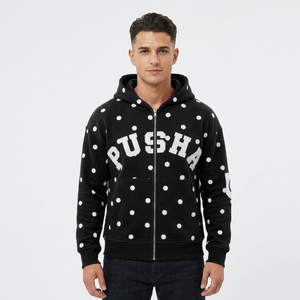 New Design Custom Logo <b>Pullover</b> Custom Design High Quality Fashion <b>Men</b> hoodies Made in Pakistan - Product Image 3