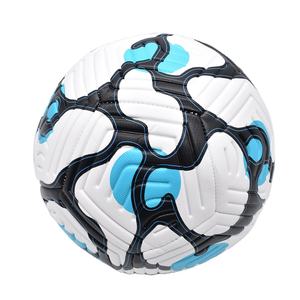 ลูกฟุตบอลคุณภาพสูงระดับมืออาชีพ ยอดนิยมสำหรับขายส่ง เย็บด้วยมือ ผลิตจาก PU เชื่อมด้วยความร้อน ไส้บอลบิวทิล ระบายอากาศได้ดี ลายนูน - Product Image 6