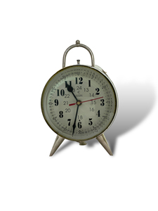 Horloge murale vintage en aluminium – Finition antique, décorative, style ancien, décoration de luxe pour la maison et le bureau - Product Image 3