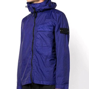 Winter <b>Waterproof</b> Fleece <b>Warm</b> Hooded Windbreaker Jacket for Men Stand Collar Zipper Closure Outdoor Heavyweight Plus Size - Product Image 3