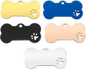 Étiquette d'identification pour chat et chien, étiquette d'identification pour animaux de compagnie avec un design classique pour chiens, étiquette personnalisée avec nom et coordonnées pour colliers d'animaux de compagnie, pour l'extérieur - Product Image 5