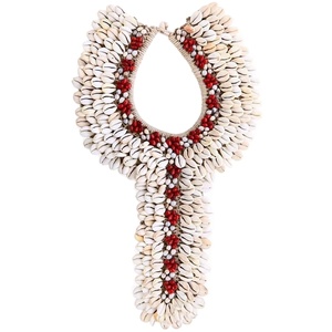 CRYSTAL CRAFT African Women Party Seed <b>Beads</b> Beaded Chain Statement Bib Necklace and Earring Jewelry <b>Set</b> - Product Image 1