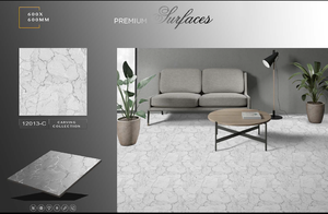 Azulejos de Porcelana Brillante de Diseño Moderno de 600x600 mm, Azulejos de Cerámica para Piso con Impresión de Mármol de 60x60 cm, Pulidos a Precio Moderno - Product Image 4