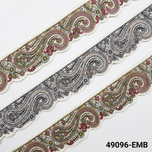 Encaje de Hilo Premium para Prendas de Moda Nupcial, Suministro de Bordados de Calidad para Exportación al por Mayor OEM - Product Image 5