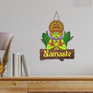 Namaste Quote Art Deco Support mural en bois pour la maison, le bureau, la chambre, cadeau - Product Image 2