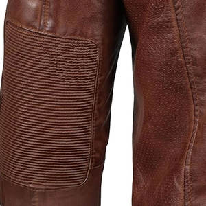 WISE WORLD INDUSTRIES Veste en cuir de vache de haute qualité pour femmes, respirante, coupe-vent, en cuir de vache véritable, doublure en coton - Product Image 5