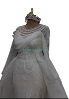 Robe de mariée à manches longues/robe de mariée à épaules dénudées/robe de mariée dos nu robe de mariée à col haut robe de mariée sans bretelles