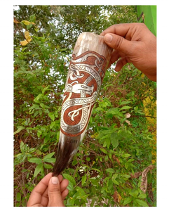 Haute Qualité Viking Boire Bière Corne Médiévale Inspiré Bière Potable Tasse Viking Tasse Cadeau De Noël Fête Des Mères Cadeau - Product Image 2