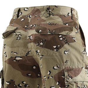 Shorts cargo mi-longs décontractés pour hommes avec logo personnalisé, en matière premium, écologiques, respirants, à braguette boutonnée, tricotés, design fonctionnel - Product Image 6
