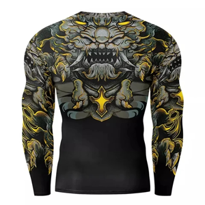 Nueva Camiseta Deportiva de Gimnasio con Cuello Redondo, Transpirable y de Secado Rápido para Hombre, Corte Regular, Logotipo Frontal, 100% Algodón Canvas Geo Brothers - Product Image 3