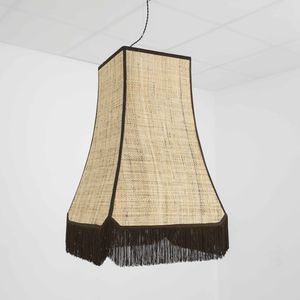 Lámpara Colgante de Terciopelo Borgoña con Borlas, Estilo Victoriano Retro, Lámpara Colgante con Flecos en Forma de Cúpula para Sala de Estar, Hotel, Restaurante - Product Image 5