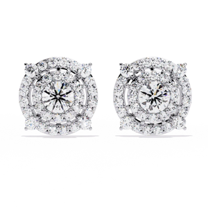 Boucles d'oreilles Ajretail en or 14 carats avec diamant naturel de 2,29 ct, couleur H, clarté VS1, taille brillant rond, certifiées Starlit Majesty - Product Image 3