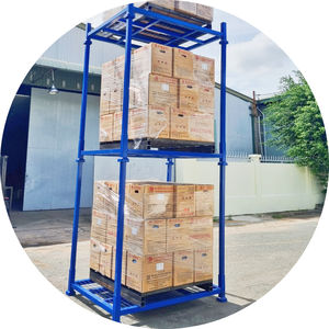 Heavy-Duty Stackable Steel Shelving Systems for Industrial Pallet Storage and Efficient Warehouse Organization Industrial Racks - Product Image 5