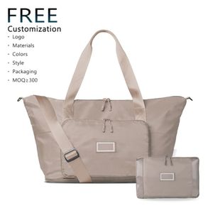 <b>Foldable</b> <b>Travel</b> Duffle <b>Bag</b> Expandable Waterproof Weekender Overnight Tote <b>Bag</b> with Pouch - Product Image 6