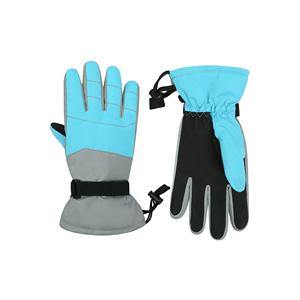 Guantes de Esquí de Cuero Vacuno Cálidos y Resistentes al Frío, Térmicos, Impermeables, con Cierre de Velcro, Unisex - Product Image 1