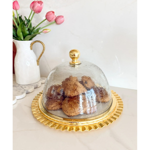 Soportes Clásicos de Metal para Tartas con Cubierta de Cristal, Soporte Redondo de la Mejor Calidad para Exhibición de Postres, Suministros para Tartas de Cumpleaños y Bodas - Product Image 6