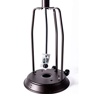 Chauffe-terrasse portable au propane de 47 000 BTU, 88 pouces, avec brûleur en acier inoxydable et roues de qualité commerciale pour usage extérieur - Product Image 5