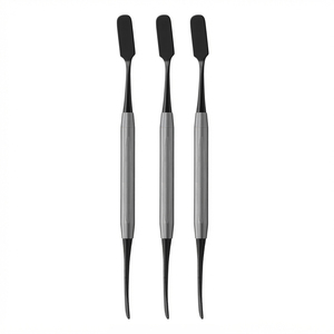 Élévateur périostal dentaire double extrémité noir avec poignée ergonomique, instrument manuel de classe I - Product Image 5