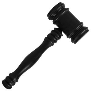 Maillet de cérémonie en bois noir de qualité supérieure, maillet maçonnique, maillet de juge, accessoires pour réunions de loge - Product Image 4