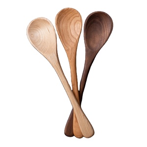 Cuchara de cocina de madera de diseño moderno Utensilios de cocina de madera multiusos y cuchara para servir Madera natural 2024 Venta caliente Último diseño - Product Image 2