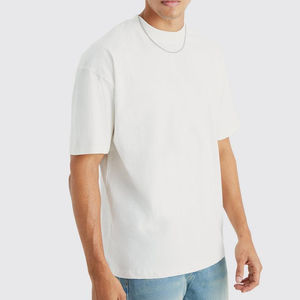 Camiseta transpirable y a la moda con color personalizado, 100% algodón para hombre, corte holgado, nuevo diseño, estilo suave, servicio OEM. - Product Image 3