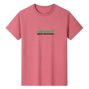 ไนมัตเสื้อยืดแขนสั้นสีดำสำหรับผู้ชายพิมพ์ลายด้านหน้าคอกลมผ้าฝ้ายทรงพอดีตัว - Product Image 2