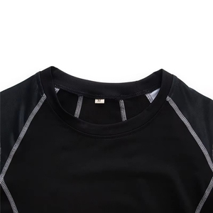 Mens UV Protection Rash Guard Long Sleeve Swimwear Men Short Sleeve Rash Guard Compression Gym Shirt Mens Rash Guard - Product Image 6