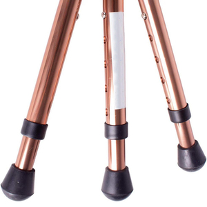 Canne de tir portable et personnalisable avec siège, perche télescopique réglable, sangle en cuir, pour la marche en extérieur, la chasse, la pêche et les événements - Product Image 2