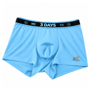 Calzoncillos Boxer de Cintura Media con Etiqueta Privada Personalizada, Mezcla de Algodón y Modal, Banda Elástica Ancha, Calzoncillos Transpirables para Hombre, Directo de Fábrica - Product Image 4