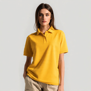 Oversized Women Polo Shirts Short Sleeve Turn Down Collar Polo Shirt Women's Casual <b>Drop</b> Shoulder Summer Polo Tee Ladies - Product Image 5