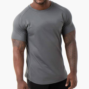 T-shirt de sport respirant et écologique en coton extensible de haute qualité à coupe classique pour l'été, idéal pour la gym et la musculation - Product Image 6