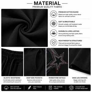 Factory Direct Sale <b>Men</b> Casual Mid Waist Plus Size Breathable Lightweight Workout <b>Baggy</b> <b>Trouser</b> Polyester/Cotton - Product Image 6