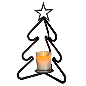 Candélabre en fer forgé fait main à 3 lumières, porte-bougie conique en forme de fleur de lys Calla pour la décoration intérieure, style minimaliste, idéal pour les fêtes - Product Image 2