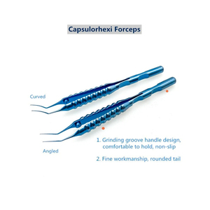Titanium Capsulorhexis Forceps Ophthalmic Surgical Instrument Eye Cataract Capsulorhexis Forceps German Quality Micro Precision - Product Image 3