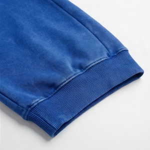 Ensemble sweat-shirt à capuche zippé et short orné de strass personnalisés pour femme, tenue décontractée en molleton bleu deux pièces - Product Image 6