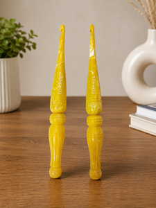 Imperial Crafted Home Resin <b>Crochet</b> <b>Hook</b> Set Handcrafted Artistic Hand Painted Yarn Weaving Tools 18cm 2mm ICH234 Uttar Pradesh - Product Image 5