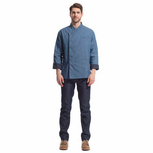 Veste de Chef Noire OEM pour Femme et Homme – Uniforme de Cuisine Professionnel à Manches Longues pour Restaurant, Hôtel, Bar - Product Image 6