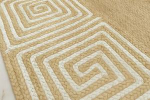 Alfombra de Yute Tejida a Mano Estilo Boho Chic, Patrón en Espiral, Fibra Natural, Alfombra Rústica para Decoración del Hogar - Product Image 6