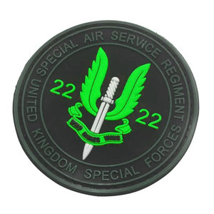 Patch thermocollant personnalisé en PVC souple 2D/3D Pakistan, motif cœur et fleur en dentelle gaufrée, avec fixation auto-agrippante, pour chapeaux en feutre non tissé - Product Image 4