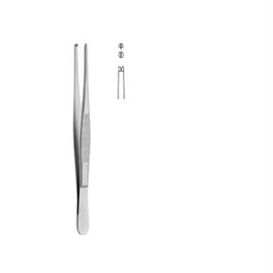 Pinzas Gillies para Tejidos 1x2 Dientes, Clip de Disección Manual de Acero Inoxidable BCI 4546, Certificado CE Clase I - Product Image 4