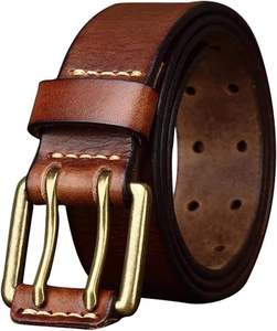 Cinturón de Cuero Casual de Diseño para Hombre, Cinturón de Cuero Casual de Alta Moda para Hombre, Hecho en India a Precio de Mayoreo - Product Image 1