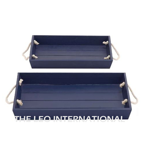 Plateau de service exclusif pour thé et café turc, couleur émail marron, avec poignées, design créatif supérieur - Product Image 4