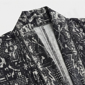 Abaya Plisada de Poliéster, Nueva Moda Vintage, Talla Grande, Elegante, Manga Larga, Elástica en Cuatro Direcciones, Antiestática, para Mujer - Product Image 4