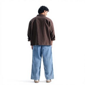 Men's Casual Denim Jeans Pants Regular Fit High Street & Streetwear Fashion Eco-Friendly Washable Breathable Bulk Wholesale - Product Image 6
