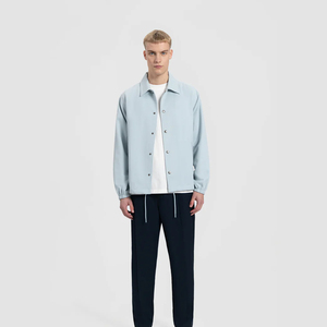 Veste de coaching à marque privée pour hommes, style coupe-vent chaud avec broderie optionnelle - Product Image 3
