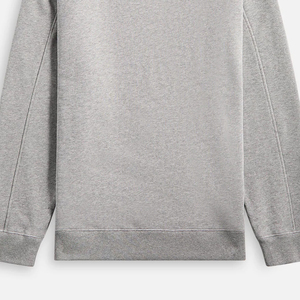 เสื้อฮู้ดดี้ผู้ชายทรงทันสมัย สวมใส่สบาย ดีไซน์ไหล่ตก ทรงโอเวอร์ไซส์/ทรงโมเดิร์น สีพื้น ผ้าเนื้อนุ่ม มีโลโก้ - Product Image 6