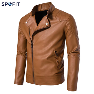 2025 New Unisex Spring Formal Motorcycle Windproof Bomber Jacket Canvas Genuine Leather Coated <b>Camouflage</b> Thin Loose Washed - Product Image 1