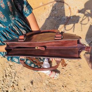 Autumn Boho Cowhide <b>Leather</b> Sling <b>Bag</b> Western Fringe Tassel Hand Tooled Carving Open Closure Zippered Portable <b>Shopping</b> Summer - Product Image 4